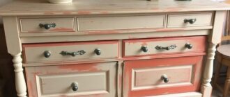 Реставрация старой мебели для дачи: покраска и декор