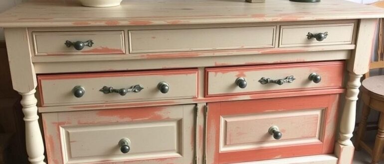 Реставрация старой мебели для дачи: покраска и декор