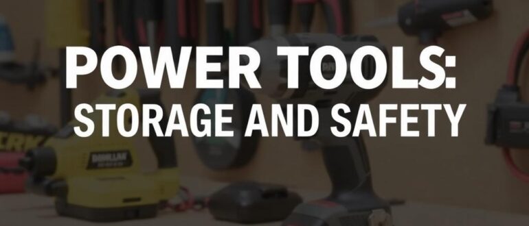 Электроинструменты: хранение и безопасность — как сохранить мощь техники и здоровье близких